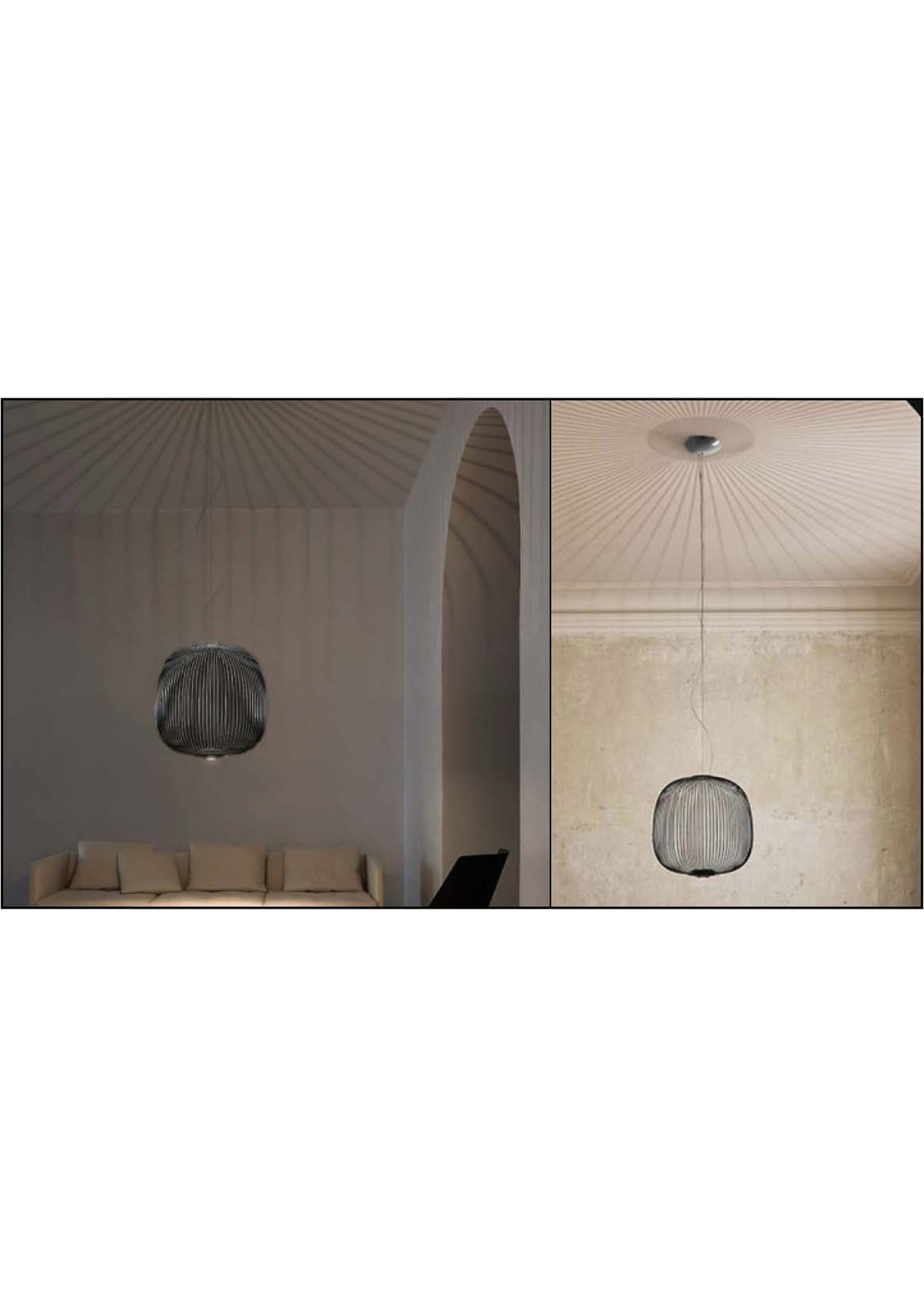 Beyond Lights - Metal Cage Pendant- GL